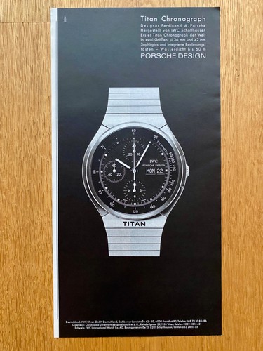 Iwc porsche design titan - porsche,
