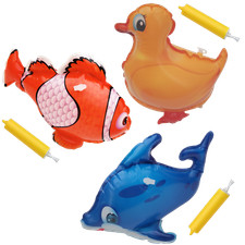 Aufblasbare Badetiere Tiere