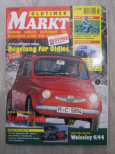Oldtimer markt februar 1996 - oldtimer,