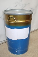 Hobbock/Deckelfass/Stahlfass/Metallfass 60 L Innenlack Spannring - gebraucht