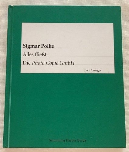 Sigmar polke alles fließt - sigmar, :