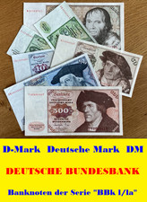 ?✨❌ 1685 D-Mark DM Deutsche Mark Scheine ? Banknoten der Serie "BBk I/Ia" ❌✨?