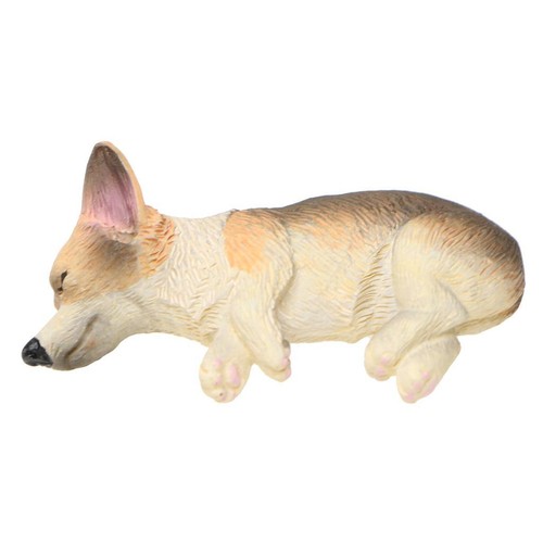 Verschiedene liegende corgi - liegende,