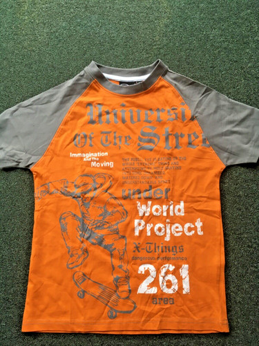 Kinder skater shirt s - gr.,