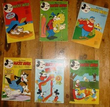 6 Micky Maus Hefte, alle