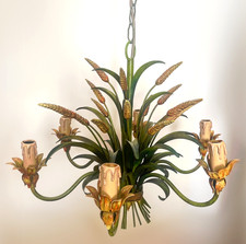 Florentiner Kronleuchter Hans Kögl Schmiedeeisenkunst funktionstüchtig