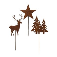 Metall STECKER. Hirsch, Baum