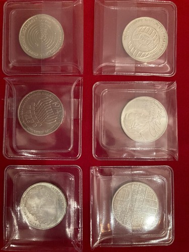 Brd 5dm 6er set gedenkmünzen - 6er,