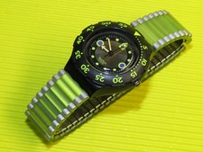 Swatch Scuba SHAMU mit neongrünem Flexarmband in NEU aber OHNE Schachtel
