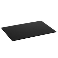 1x Schwarz 50cm x 40cm Glas Schneidebrett Küche Schneiden Arbeitsplattenschoner