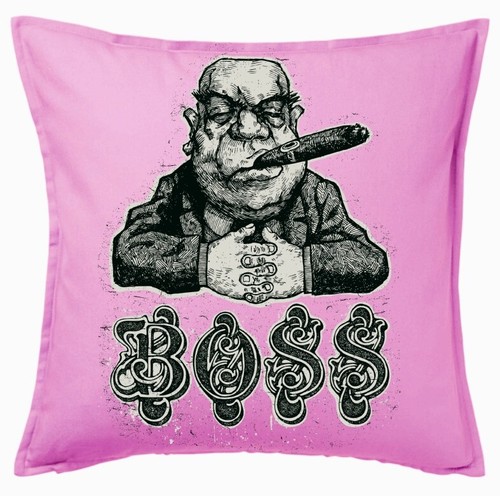 Kissenbezug pink big boss - kissenbezug,