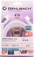 Oehlbach Shape Magic 170 High Speed HDMI Kabel 1,7m 40° Winkelstecker 4K 649