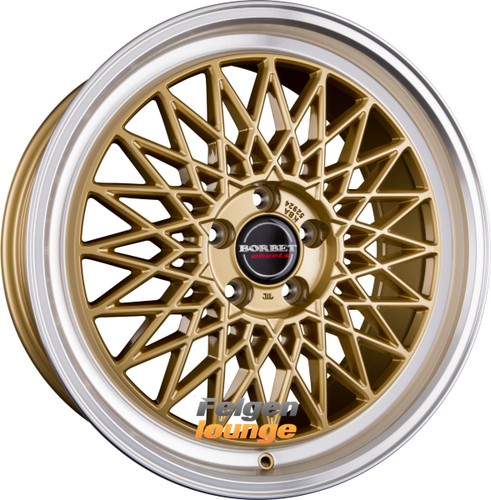 Alufelgen borbet gold rim - 4,
