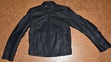 Motorradjacke BMW, Gr. 46, Echt Leder, neuwertig, "DarkNite"