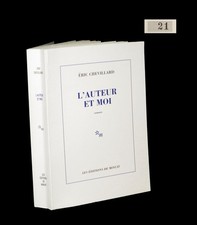 Mitternachtsausgaben Kopfabzug] CHEVILLARD (Eric) - Der Autor und ich. EO. 1/47