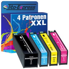Patronen Sets PlatinumSerie XXL mit Chip für HP 973X PageWide Pro 452 DN 577 Z 4