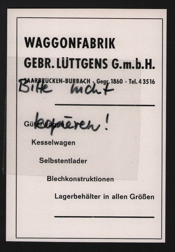 Saarbrücken burbach werbung - saarbrÜcken-burbach,,