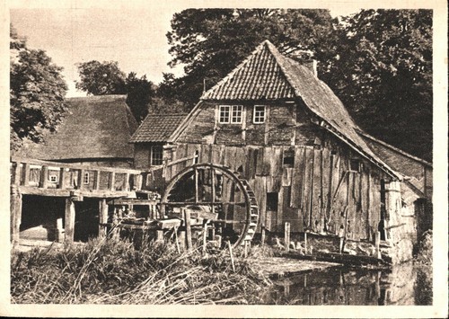 Alte wassermühle - alte,