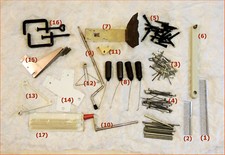 Strickmaschinen Zubehör Ersatzteile für Pfaff & Passap..Strickmaschinen (10S40)