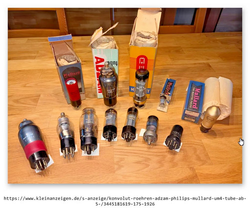 Konvolut elektronenröhren - konvolut,