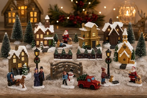 Weihnachtsdorf set teile - weihnachtsdorf,