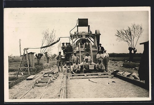 Foto strassenbauarbeiter - foto-ak,