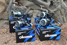 Okuma Longbow XT Baitfeeder Freilaufrolle Stationärrolle Karpfenrolle 4 Größen