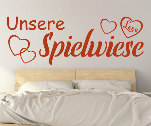 Wandtattoo schlafzimmer unsere - wandtattoo,