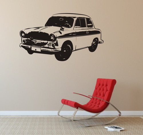 Wandtattoo trabant trabi - wandtattoo:,
