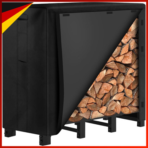 Kaminholzregal mit abdeckung - kaminholzregal,