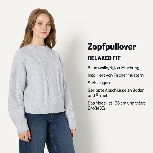 Damen pullover hellgrau - damen,