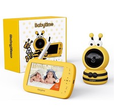 Babyphone Babymonitor , 1080P 5 Zoll Video mit Zwei-Wege-Audio, Nachtsicht