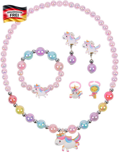 Einhorn kinderschmuckset - einhorn,