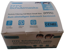20 Stk. FFP2 Kinder Schutzmaske Ahotop, Atemschutzmaske, Mundschutz