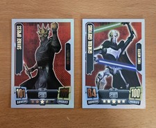 Topps Star Wars Force Attax Serie 2 - Opress 239 + Grievous 240 - Force Meister