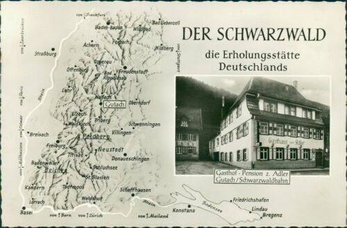 Ansichtskarte gutach gasthof - ansichtskarte,