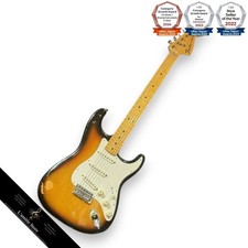 Fender Stratocaster 1973 Sunburst Ahorn Hals E-Gitarre mit 6105 Bünden