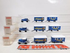 3x Wiking H0 1:87 Hanomag mit Zirkusanhängern Circus Williams NEUW+OVP #EF42-0,5