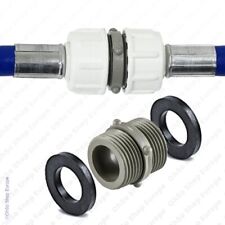 Waschmaschine Einlassschlauch Gewindeverbinder 3/4" Heißkaltschreiner und 2 Unterlegscheiben