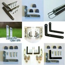 * USM Haller Befestigung Chrom Winkel Anbauwinkel Scharnier Halter Federband Set