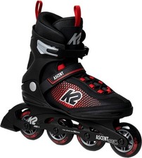 K2 Inliner Inline Skates ASCENT 80 M TEST Inline Skate black/red Fitness Skate