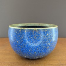 INKE & UWE LERCH DEUTSCHE STUDIOKERAMIK SCHALE STERNENHIMMEL STUDIO ART POTTERY