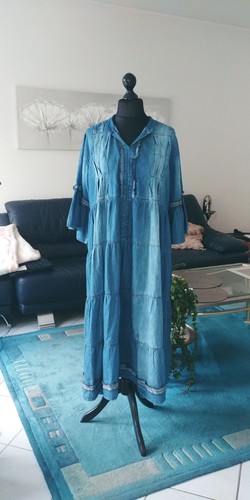 Maxi kleid labass tencel - kleid, tencel/jeans