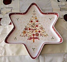 Villeroy & Boch WINTER BAKERY Sternschale groß Baum ca. 37,5cm NEU V&B OVP mehr
