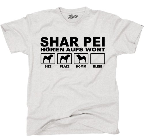 Shirt shar pei hören - t-shirt,