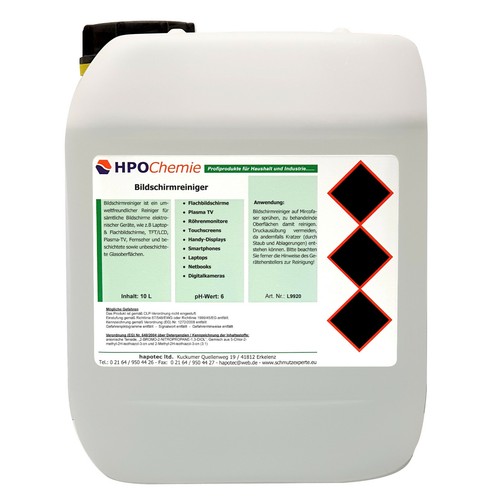 Bildschirmreiniger 10ltr