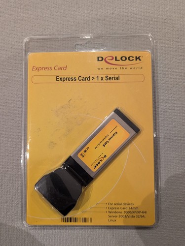 Delock express card serial - express,