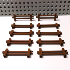 LEGO Duplo 10 x Zaun Zaunteile Zäune  braun Absperrungen Bauernhof