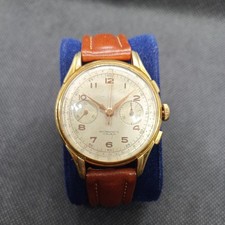 Landeron Fidelius Armbanduhr Handaufzug-Chronograph Landeron 48