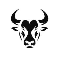 Stierkopf Schablone -